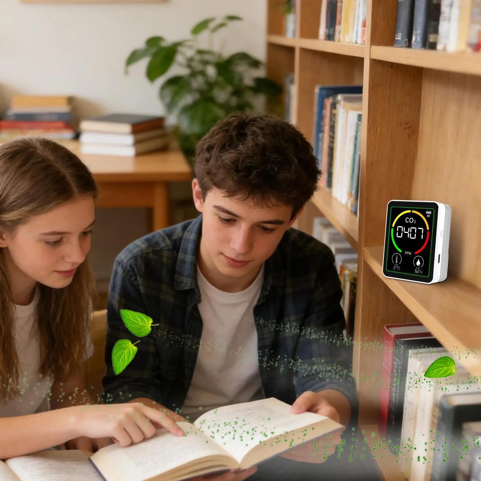 Air Quality Detector Digital Temperature Humidity Tester Real-Time Air Quality Monitor For Home Indoor Bedroom Dormitory Hotel
Air Quality Detector Digital Temperature Humidity Tester Real-Time Air Quality Monitor For Home Indoor Bedroom Dormitory Hotel