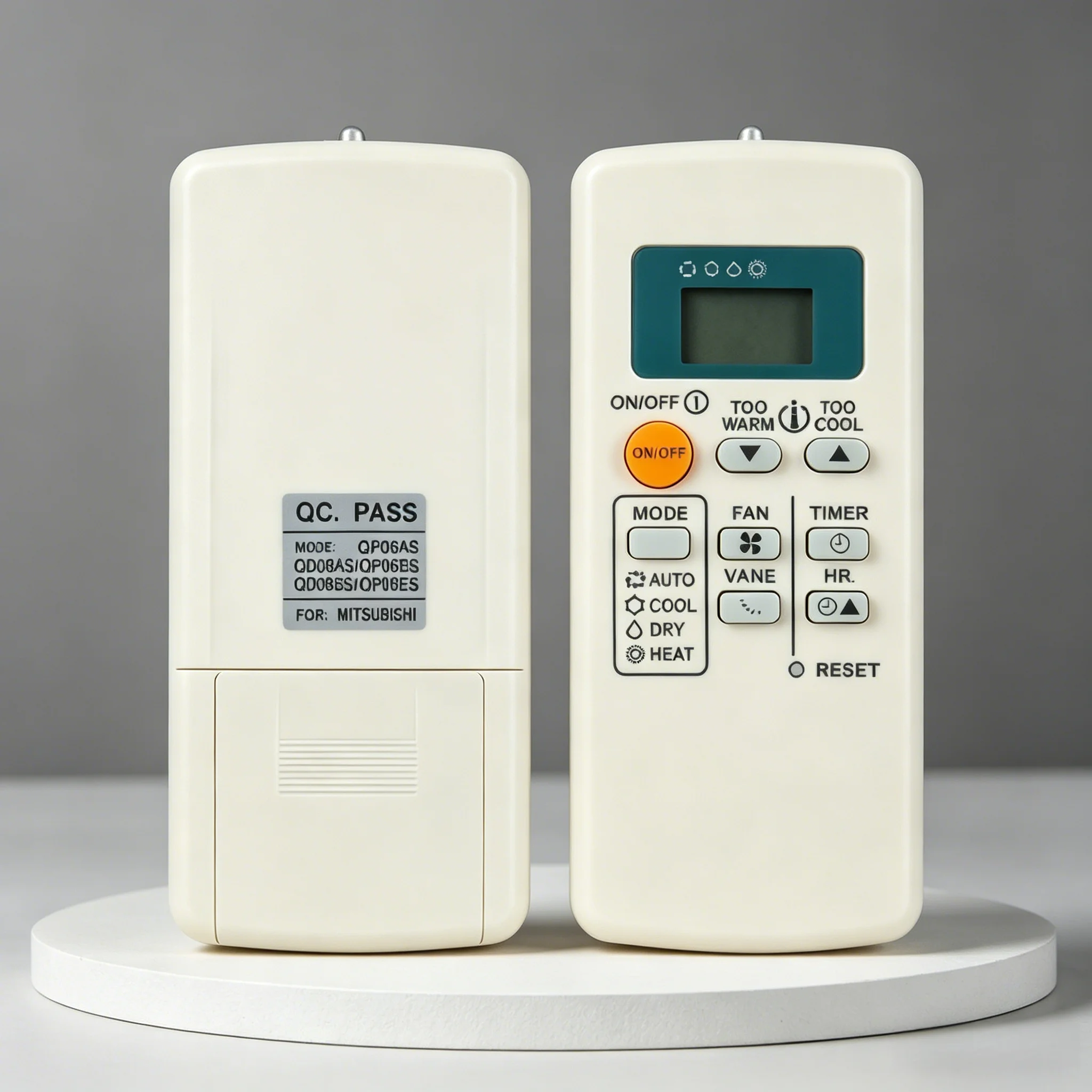 New Replacement Air Conditioner Remote Control for Mitsubishi QP06AS QP06BS QP06ES QP08AS QP08BS | Universal AC Controller
New Replacement Air Conditioner Remote Control for Mitsubishi QP06AS QP06BS QP06ES QP08AS QP08BS | Universal AC Controller