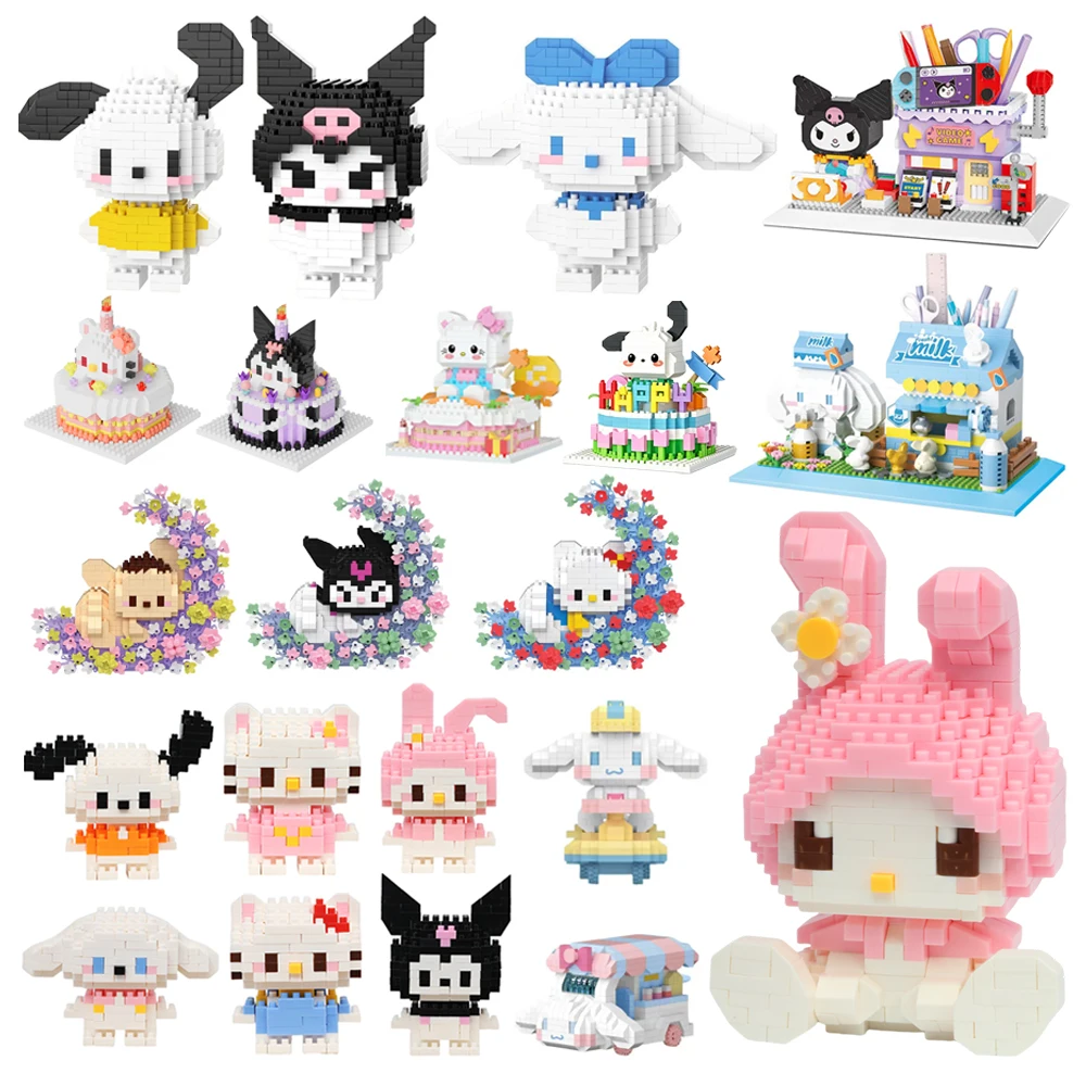 Sanrio Anime Building Blocks Kawaii Hello Kitty Kuromi MyMelody Cinnamoroll Diamond Building Blocks Doll Toy Kids Birthday Gift
Sanrio Anime Building Blocks Kawaii Hello Kitty Kuromi MyMelody Cinnamoroll Diamond Building Blocks Doll Toy Kids Birthday Gift
