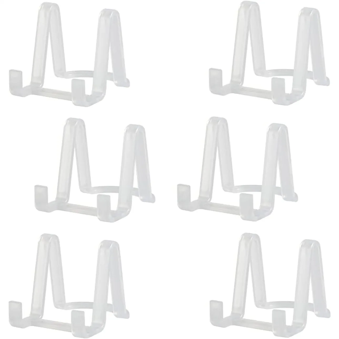 Clear Plastic Plate Display Stands for Small Decorative Plates, Photos & Art, 3-Inch, 6-Pack
Clear Plastic Plate Display Stands for Small Decorative Plates, Photos & Art, 3-Inch, 6-Pack