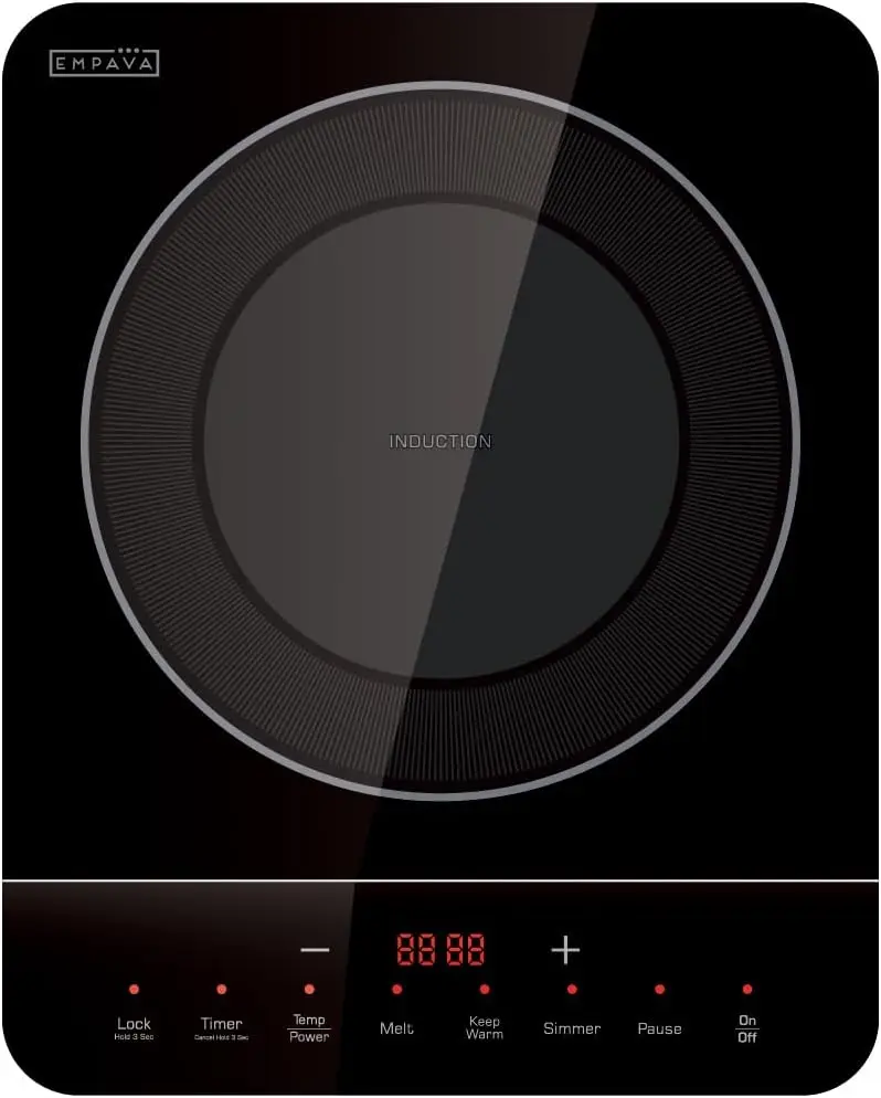 Portable Induction Cooktop Single Burner, 18-Level Precision Control, Shatterproof Glass Top for Kitchen RV Camping
Portable Induction Cooktop Single Burner, 18-Level Precision Control, Shatterproof Glass Top for Kitchen RV Camping