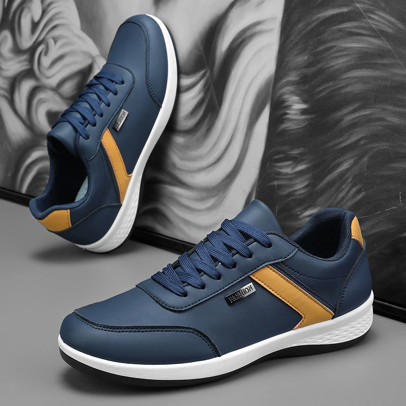 Men's Running Shoes Lightweight Classic Sneakers Plus Summer Breathable Lace Up Leather Comfortable Outdoor Running Shoes 2025
Men's Running Shoes Lightweight Classic Sneakers Plus Summer Breathable Lace Up Leather Comfortable Outdoor Running Shoes 2025