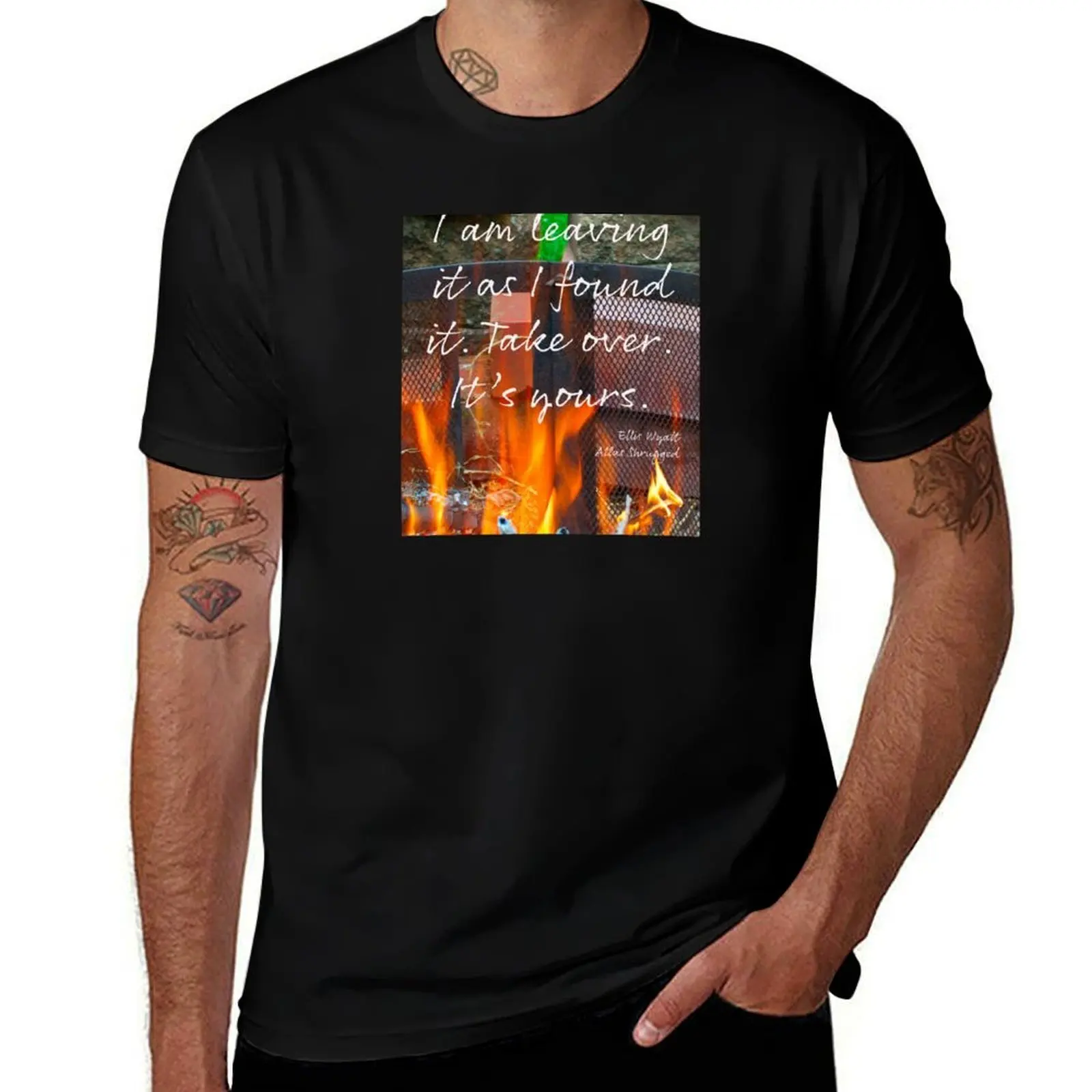 Take Over. It's Yours. T-Shirt Basic Short Sleeve Cotton Blend T-Shirt
Take Over. It's Yours. T-Shirt Basic Short Sleeve Cotton Blend T-Shirt