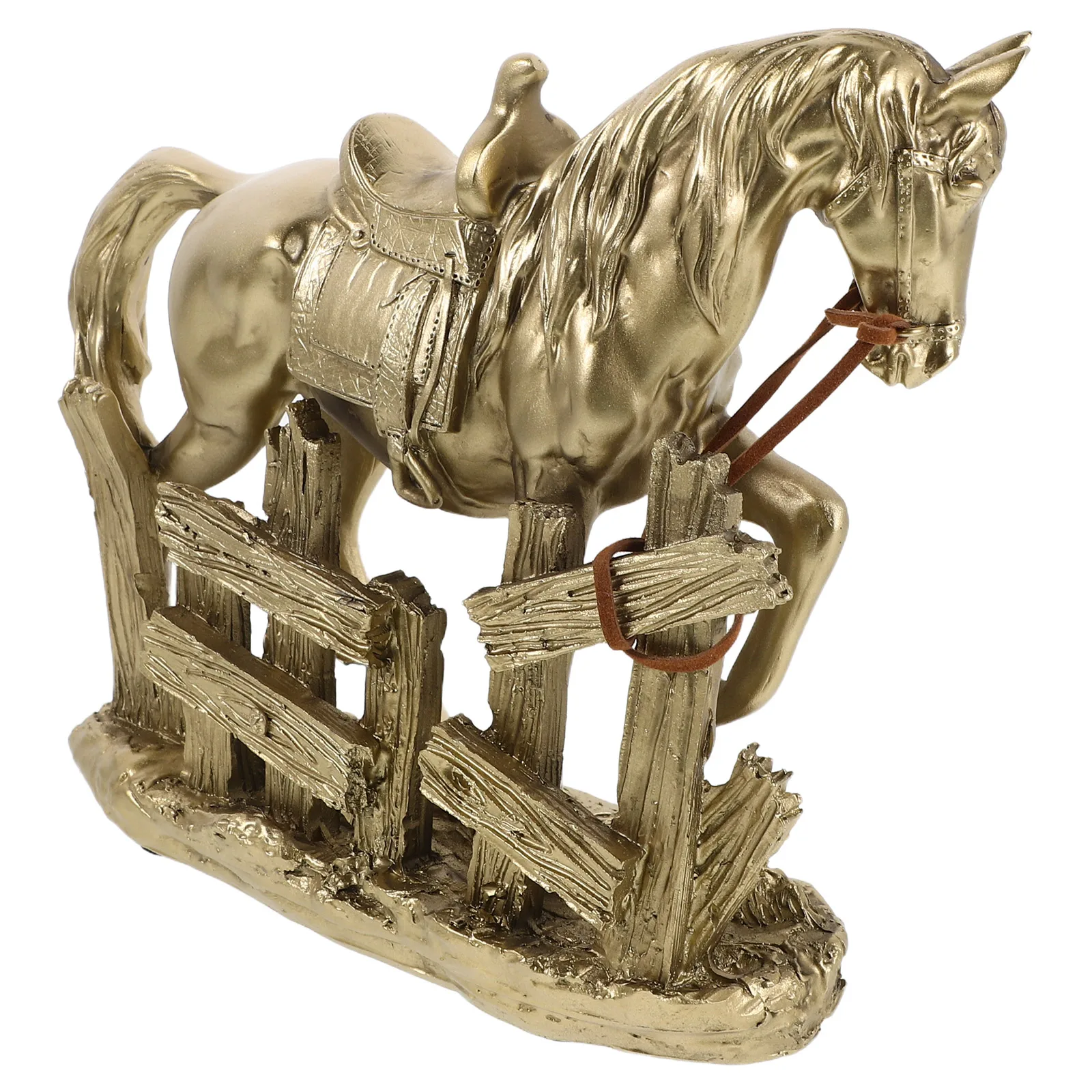 Decorative Gold Horse Statue - Resin Standing Animal Sculpture for Office Desk Study Tabletop Decor Stylish Interior Design
Decorative Gold Horse Statue - Resin Standing Animal Sculpture for Office Desk Study Tabletop Decor Stylish Interior Design