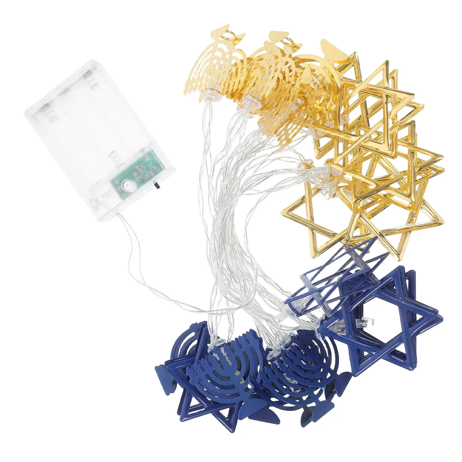 Hanukkah LED Menorah String Lights 9 Candlestick Decorative Candelabra Lights Battery Free Festive Judaical Holiday Party Home
Hanukkah LED Menorah String Lights 9 Candlestick Decorative Candelabra Lights Battery Free Festive Judaical Holiday Party Home