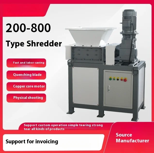 200-800 Type Shredder, Small Shredder, Metal, Plastic, Scrap Iron, Kitchen, Single And Double Axis Metal Tire Breakage
200-800 Type Shredder, Small Shredder, Metal, Plastic, Scrap Iron, Kitchen, Single And Double Axis Metal Tire Breakage