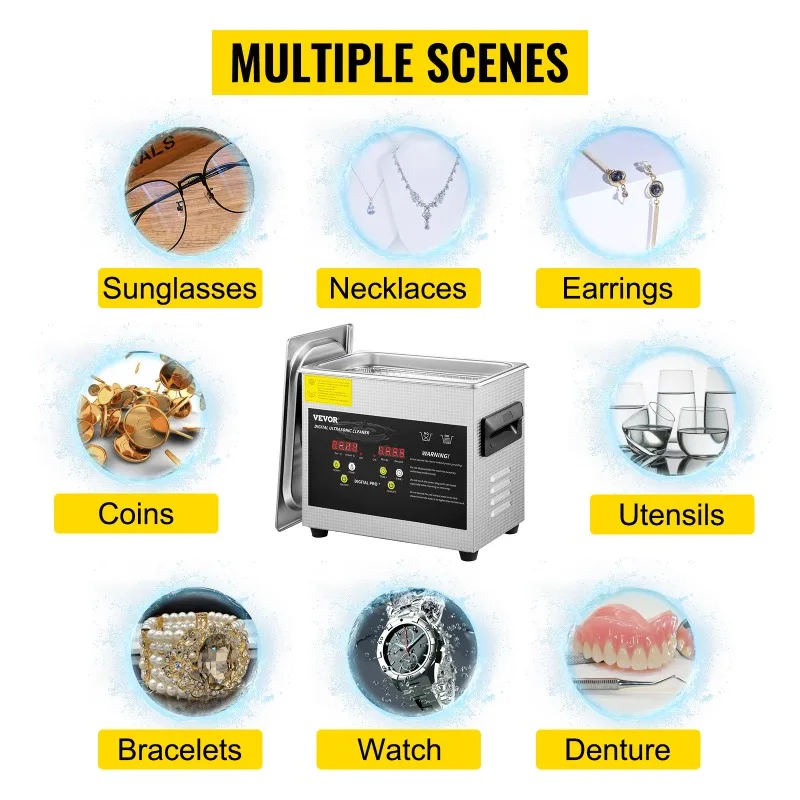 【Premium】 2L 3L 6L 10L 15L Upgraded Ultrasonic Cleaner Lave-Dishes Portable Washing Machine Diswasher Home Appliances
【Premium】 2L 3L 6L 10L 15L Upgraded Ultrasonic Cleaner Lave-Dishes Portable Washing Machine Diswasher Home Appliances