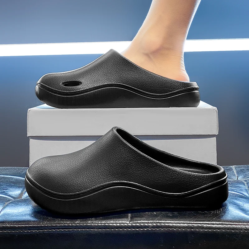 Lightweight EVA Closed Toe Mule Slides Non Slip Wear Resistant Soft Sole Casual Outdoor Daily Walking Slippers
Lightweight EVA Closed Toe Mule Slides Non Slip Wear Resistant Soft Sole Casual Outdoor Daily Walking Slippers