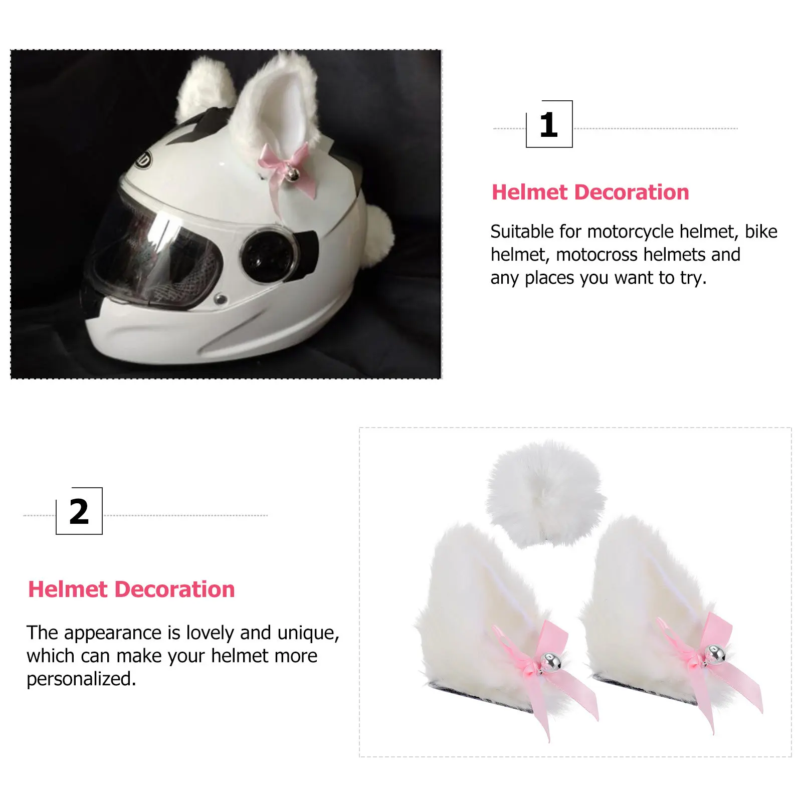 3Pcs Cat Ears Motorcycle Styling Decoration for Motocross Offroad Cycling Scooter Tail Cycling Cat Ears
3Pcs Cat Ears Motorcycle Styling Decoration for Motocross Offroad Cycling Scooter Tail Cycling Cat Ears