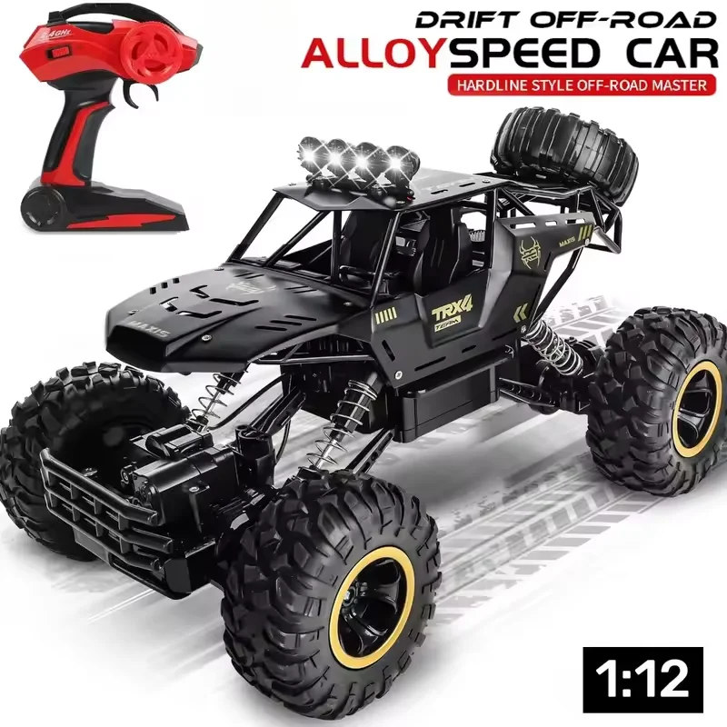 RC Car 1:12 4WD Off Road 4x4 Remote Control Cars 37CM 2.4G Radio Buggy Truck Racing Withs Led Lights Highs Speed Drift Boys Toys
RC Car 1:12 4WD Off Road 4x4 Remote Control Cars 37CM 2.4G Radio Buggy Truck Racing Withs Led Lights Highs Speed Drift Boys Toys