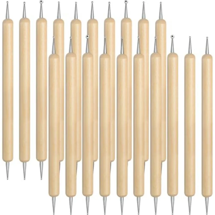 Aacdo 20 Pcs Dotting Tools Painting, Wooden Ball Eossing Stylus Double End Tracing Dotting Tool Transfer Pr, Drawing, Pr, Art
Aacdo 20 Pcs Dotting Tools Painting, Wooden Ball Eossing Stylus Double End Tracing Dotting Tool Transfer Pr, Drawing, Pr, Art