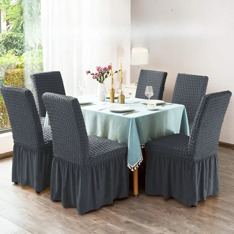 Эластичный универсальный чехол на стул из пенопласта, пыленепроницаемый и износостойкий цельный чехол для обеденного стола, тканевое сиденье, утолщенный чехол на стул
Эластичный универсальный чехол на стул из пенопласта, пыленепроницаемый и износостойкий цельный чехол для обеденного стола, тканевое сиденье, утолщенный чехол на стул
