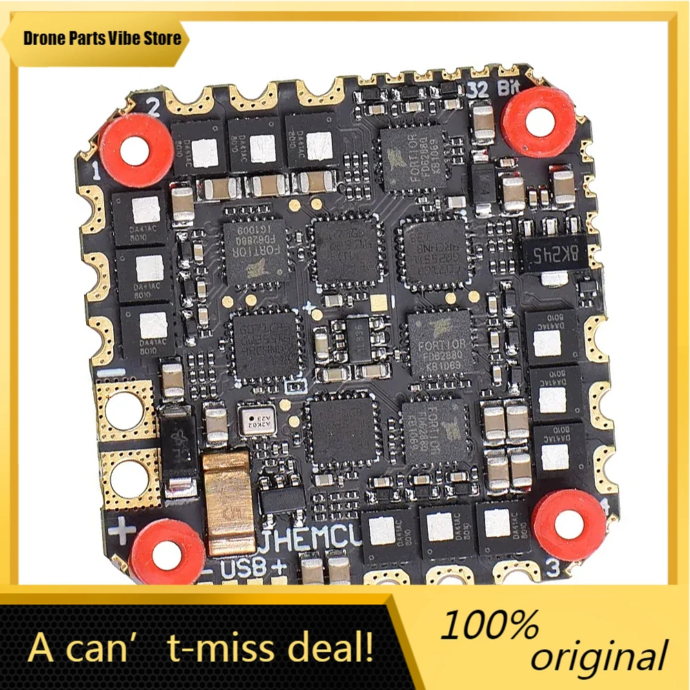 FyJHEMCU GHF745AIO MPU6000 F745 Flight Controller BLHELI32 G071 40A / 50A 4in1 ESC 25.5X25.5mm 3-6S for FPV Freestyle Drone Part
FyJHEMCU GHF745AIO MPU6000 F745 Flight Controller BLHELI32 G071 40A / 50A 4in1 ESC 25.5X25.5mm 3-6S for FPV Freestyle Drone Part