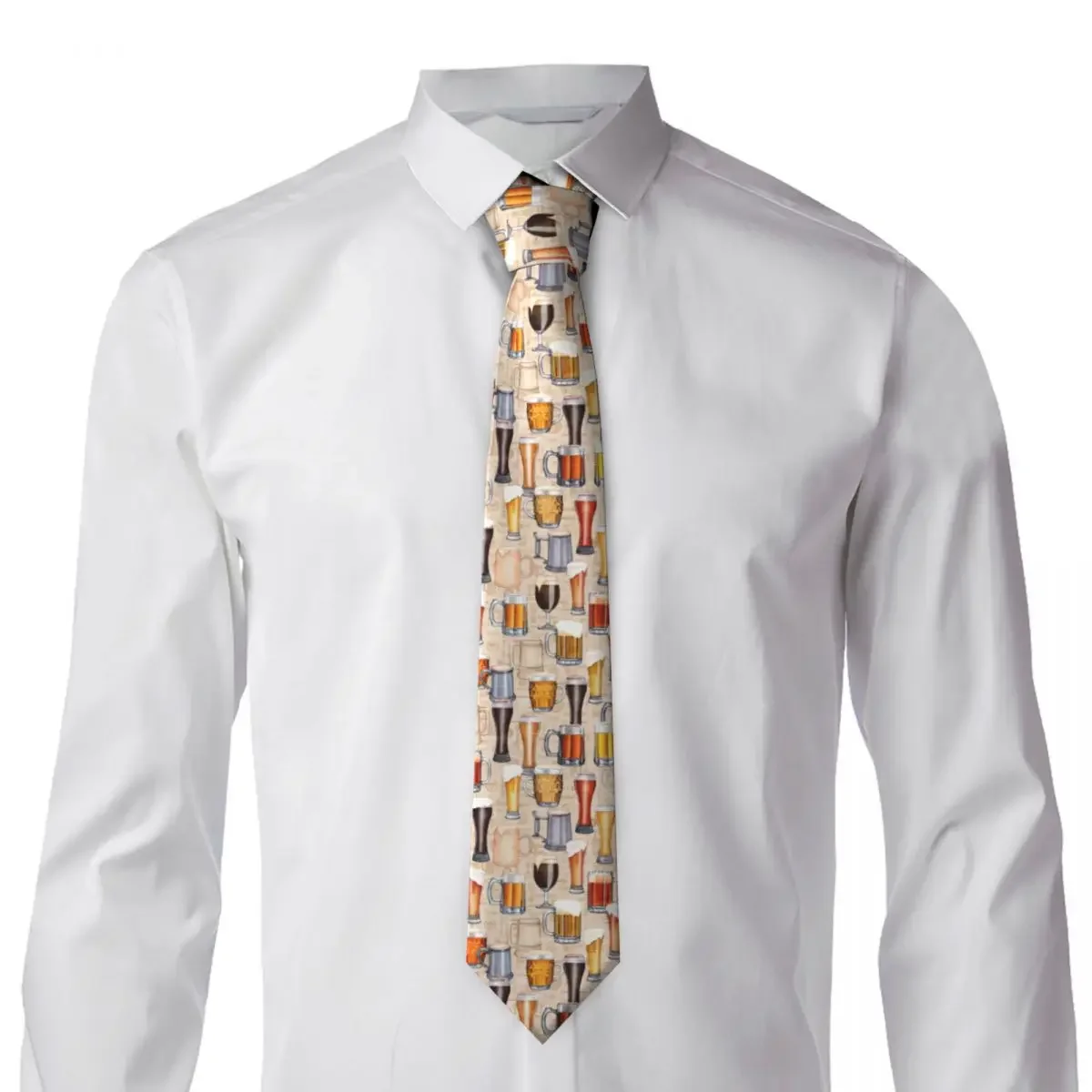 Beer Glasses Tie Fashion Wedding Neck Ties Men Novelty Casual Necktie Accessories Quality Custom DIY Collar Tie
Beer Glasses Tie Fashion Wedding Neck Ties Men Novelty Casual Necktie Accessories Quality Custom DIY Collar Tie