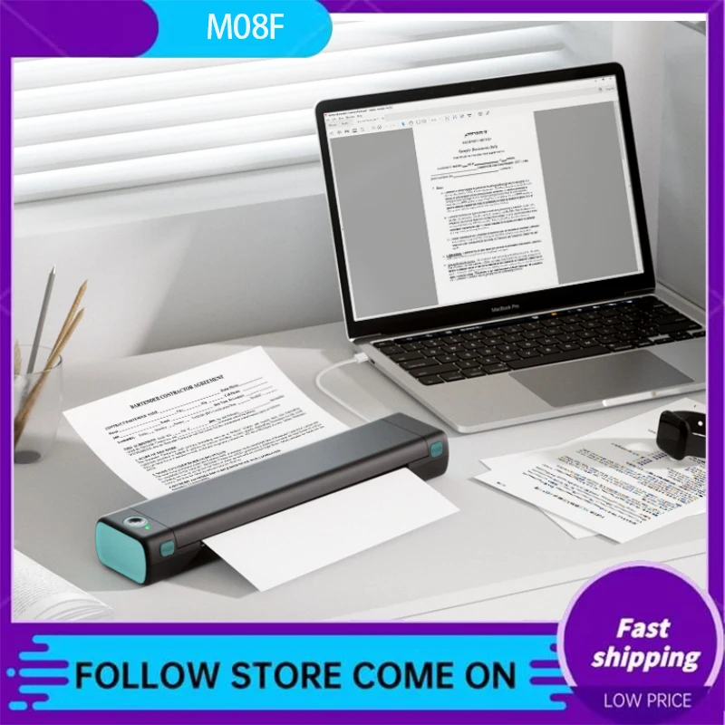 New M08f A4 Portable Thermal Printer 8.26"X11.69" A4 Thermal Paper Wireless Mobile Travel Printer Android Ios Laptop Printer
New M08f A4 Portable Thermal Printer 8.26"X11.69" A4 Thermal Paper Wireless Mobile Travel Printer Android Ios Laptop Printer