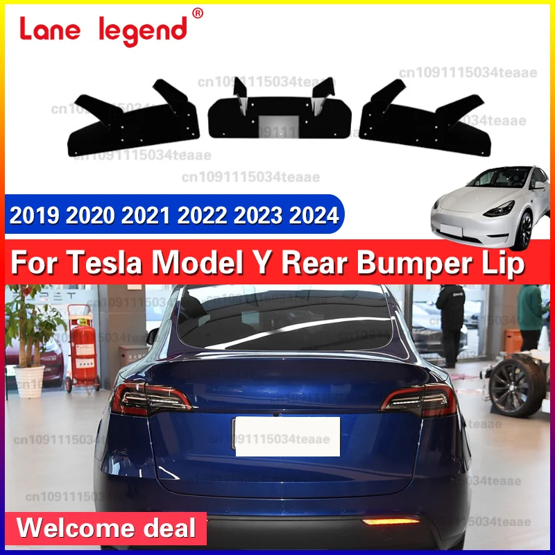 Rear Bumper Diffuser Lip Spoiler Refit Protector Guard ABS Cover Accessories For Tesla Model Y 2019 2020 2021 2022 2023 2024
Rear Bumper Diffuser Lip Spoiler Refit Protector Guard ABS Cover Accessories For Tesla Model Y 2019 2020 2021 2022 2023 2024