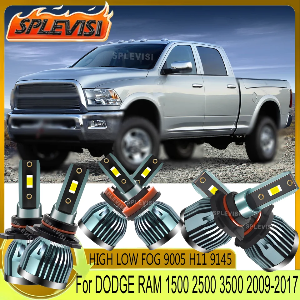 Confident Night Driving 100w Headlight foglight LED For DODGE RAM 1500 2500 3500 2009 2010 2011 2012 2013 2014 2015 2016 2017
Confident Night Driving 100w Headlight foglight LED For DODGE RAM 1500 2500 3500 2009 2010 2011 2012 2013 2014 2015 2016 2017