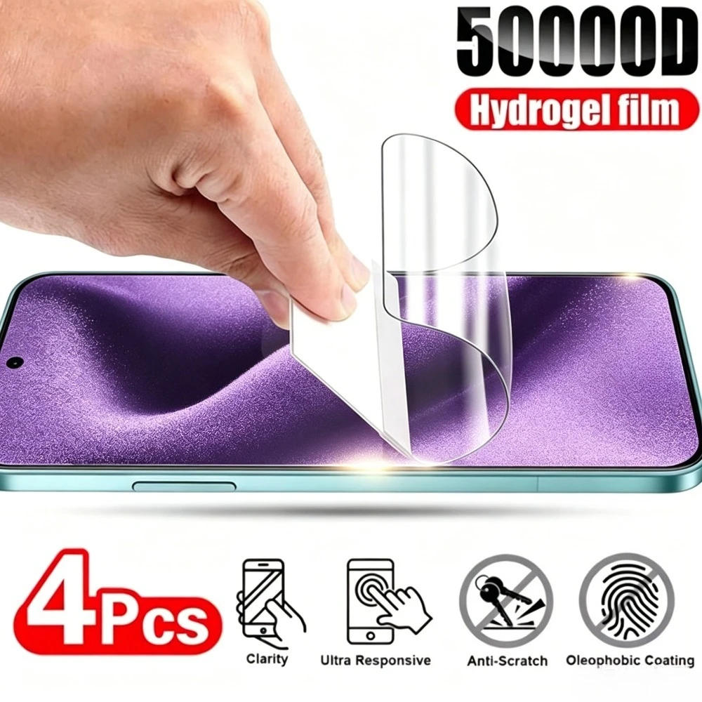 4Pcs Ultra Clear Hydrogel Film for Poco F8 F7 Ultra F7 F6 F5 Pro F4 GT Screen Protector for Poco X8 Pro Max X7 X6 X5 Pro X4 X3
4Pcs Ultra Clear Hydrogel Film for Poco F8 F7 Ultra F7 F6 F5 Pro F4 GT Screen Protector for Poco X8 Pro Max X7 X6 X5 Pro X4 X3