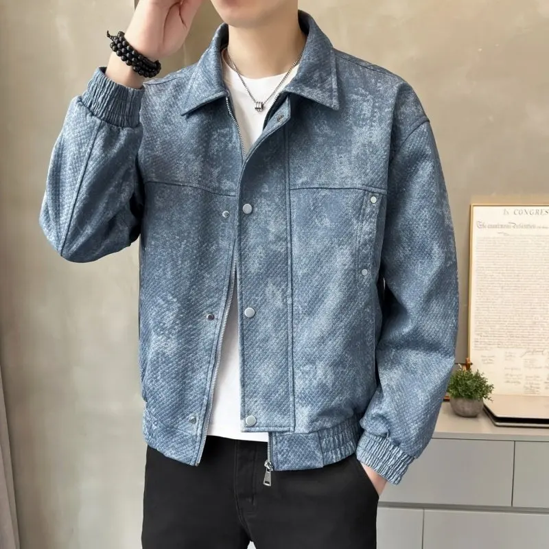 Casual American High Street Pilot Jacket Men's Fashionable Versatile Spring Autumn Outerwear Loose Fit Elastic Hem Basic Style
Casual American High Street Pilot Jacket Men's Fashionable Versatile Spring Autumn Outerwear Loose Fit Elastic Hem Basic Style