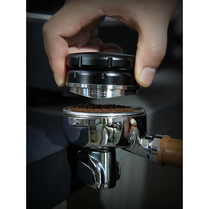 For professional-grade single-leaf coffee powder maker, 58.55mm titanium-coated stainless steel base, universal
For professional-grade single-leaf coffee powder maker, 58.55mm titanium-coated stainless steel base, universal