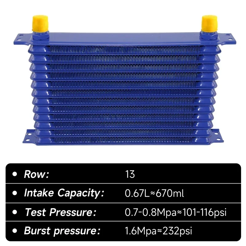 AN10 Trust 13/15/19 Row Oil Cooler Transmission TRUST Style Racing Aluminum Black/Blue Universal
AN10 Trust 13/15/19 Row Oil Cooler Transmission TRUST Style Racing Aluminum Black/Blue Universal