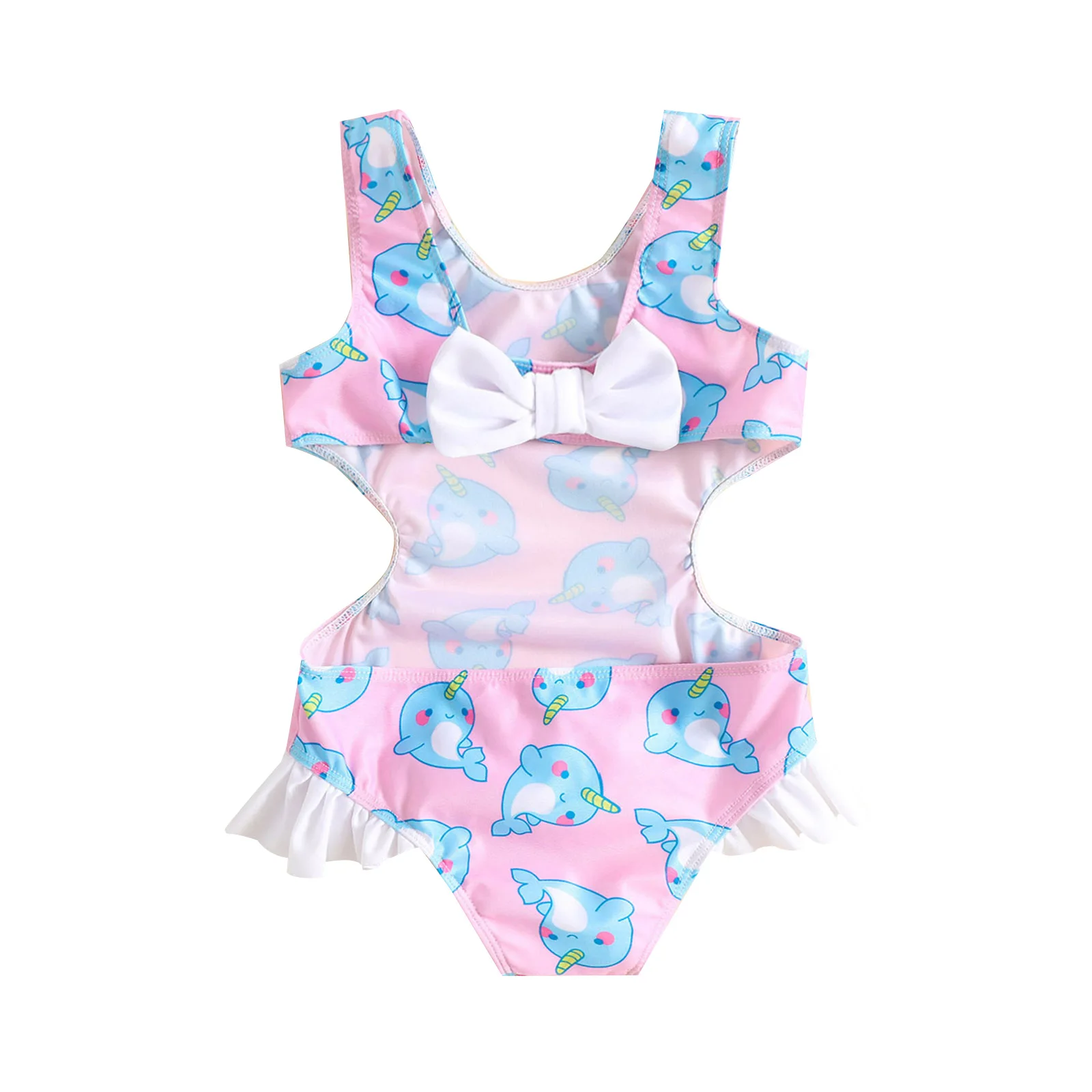 PearlPaddlers Little Dolphin Print Girl Backless Triangle One-piece Hot Spring Beach Swimsuit Children One-Piece Suits
PearlPaddlers Little Dolphin Print Girl Backless Triangle One-piece Hot Spring Beach Swimsuit Children One-Piece Suits