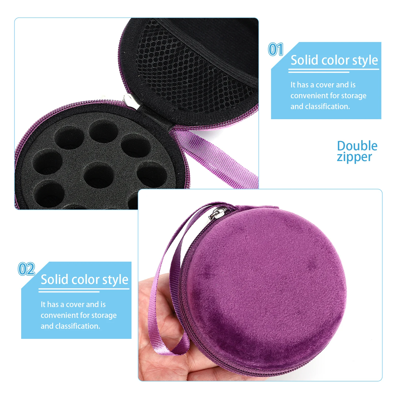 1Pcs Essential Oil Storage Bag Efficient Layout Easy Carry Strong Craftsmanship Travel Essential Oil Holder Pouch
1Pcs Essential Oil Storage Bag Efficient Layout Easy Carry Strong Craftsmanship Travel Essential Oil Holder Pouch