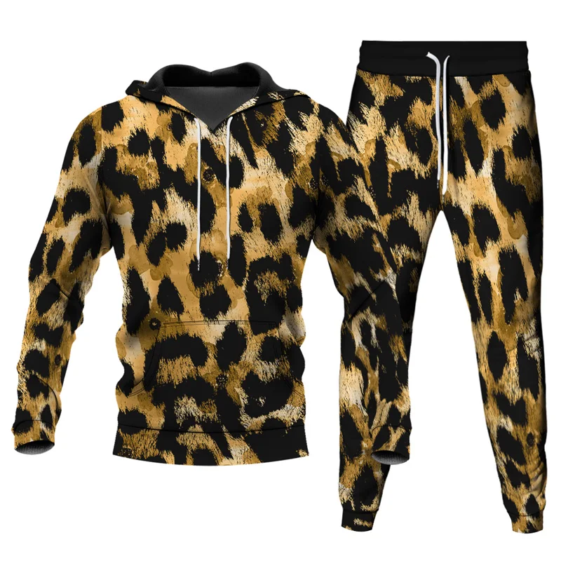 Leopard Zebra Pattern 3D Printed Tracksuits Men's 2 Piece Set Hoodies Sweatpants Streetwear Casual Two Piece Male Oversized Suit
Leopard Zebra Pattern 3D Printed Tracksuits Men's 2 Piece Set Hoodies Sweatpants Streetwear Casual Two Piece Male Oversized Suit