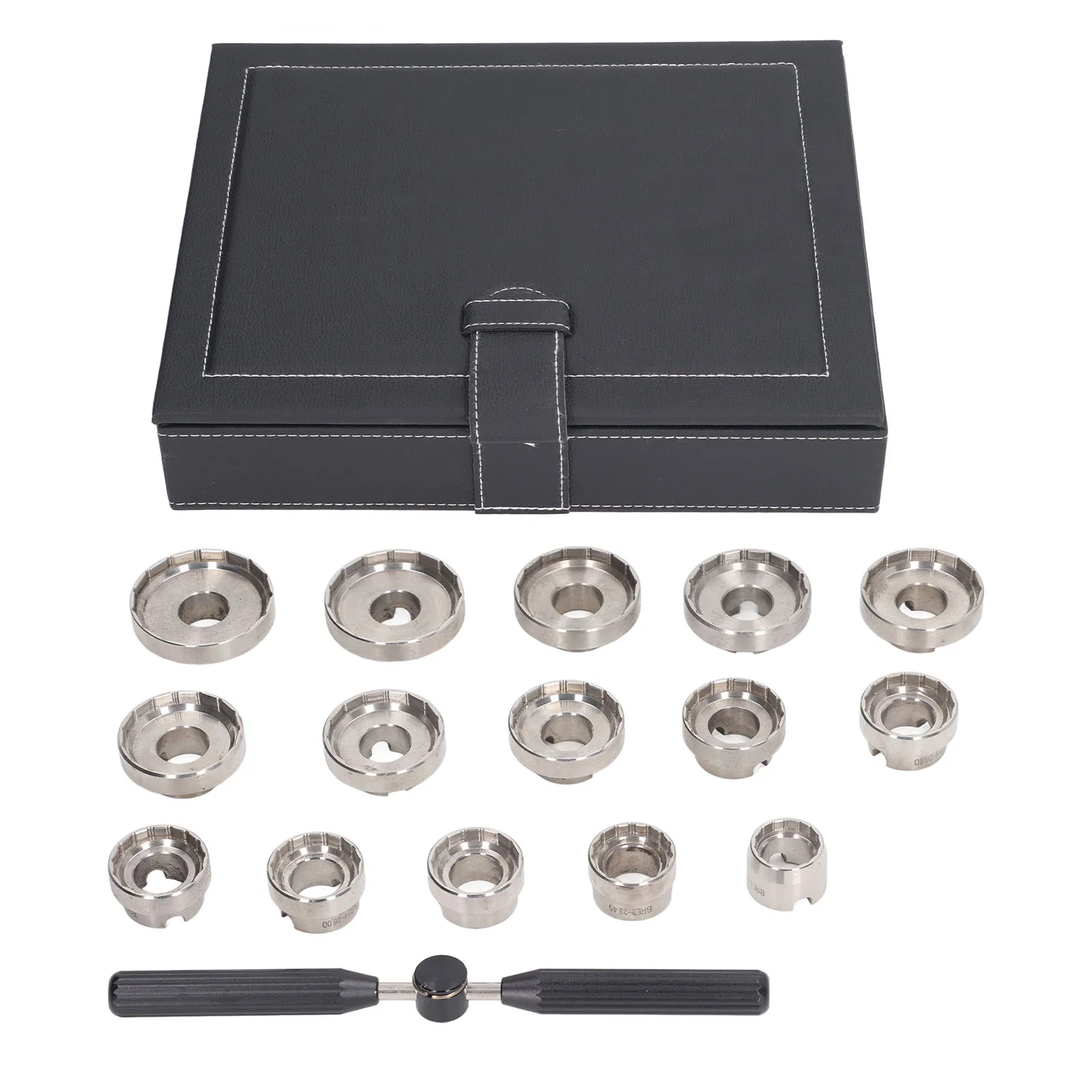 Watch Back Case Opener Kit Remover Professional Repair Tool 15 Dies with Storage Box Watch Case Opener Watch Back Case Opener
Watch Back Case Opener Kit Remover Professional Repair Tool 15 Dies with Storage Box Watch Case Opener Watch Back Case Opener