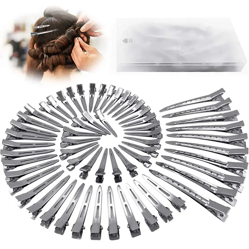 60Pcs Metal Duck Billed Hair Clips for Women Styling Sectioning, Silver Hair Pins for Long Hair
60Pcs Metal Duck Billed Hair Clips for Women Styling Sectioning, Silver Hair Pins for Long Hair