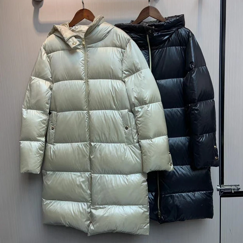 Women's goose down down jacket for autumn and winter 2025 new casual warm black apricot hooded jacket
Women's goose down down jacket for autumn and winter 2025 new casual warm black apricot hooded jacket