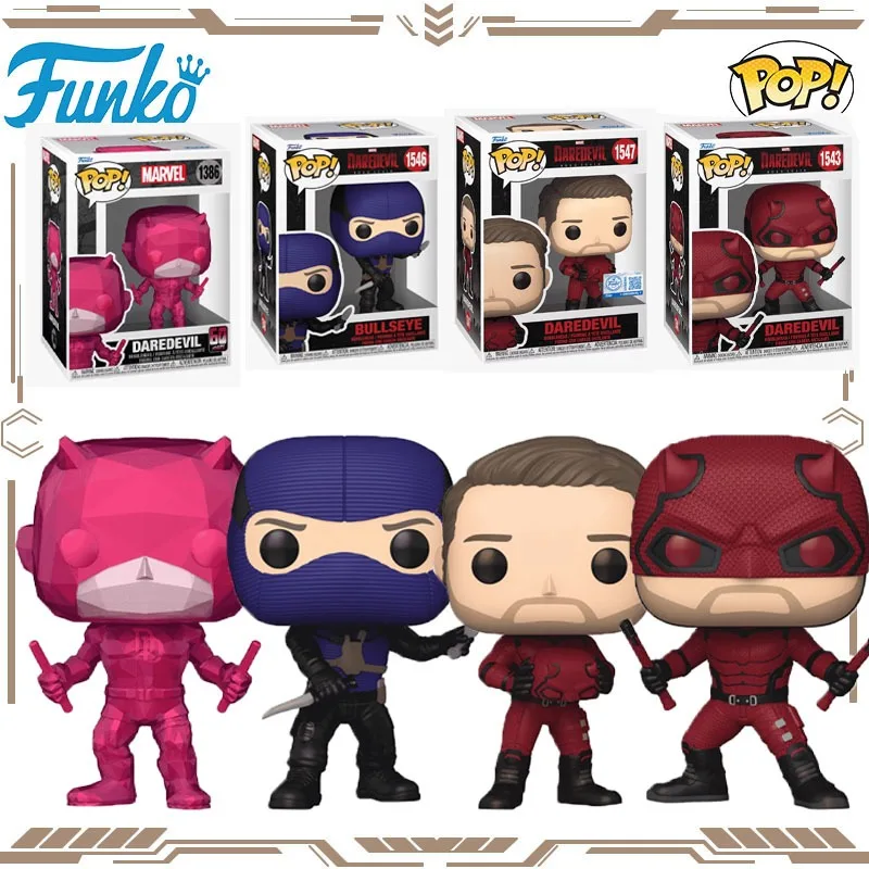Funko POP Original Marvel Daredevil Bullseye 1547#1386#1543#1546 Action Figure Toys for Boys Girls Gift Collectible Ornaments 
Funko POP Original Marvel Daredevil Bullseye 1547#1386#1543#1546 Action Figure Toys for Boys Girls Gift Collectible Ornaments