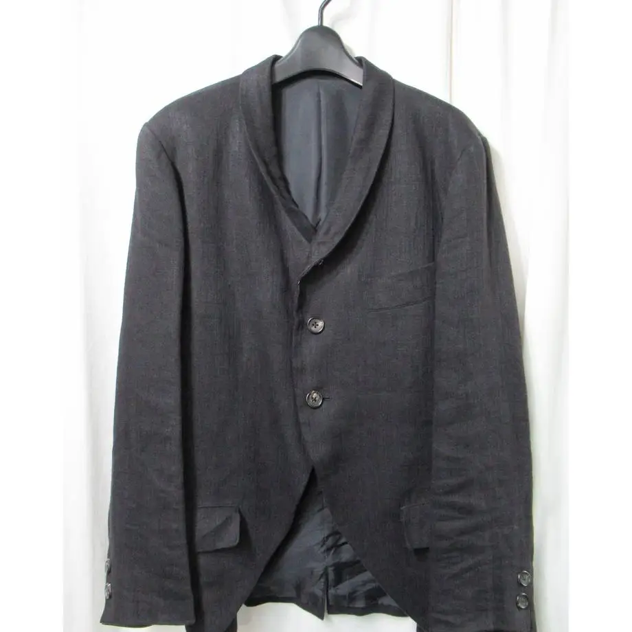 TOP-YAMAMOTO ® Men's Dark Gray Two-Piece Buttoned Business Casual Loose Sleeve Coat for Spring and Autumn
TOP-YAMAMOTO ® Men's Dark Gray Two-Piece Buttoned Business Casual Loose Sleeve Coat for Spring and Autumn