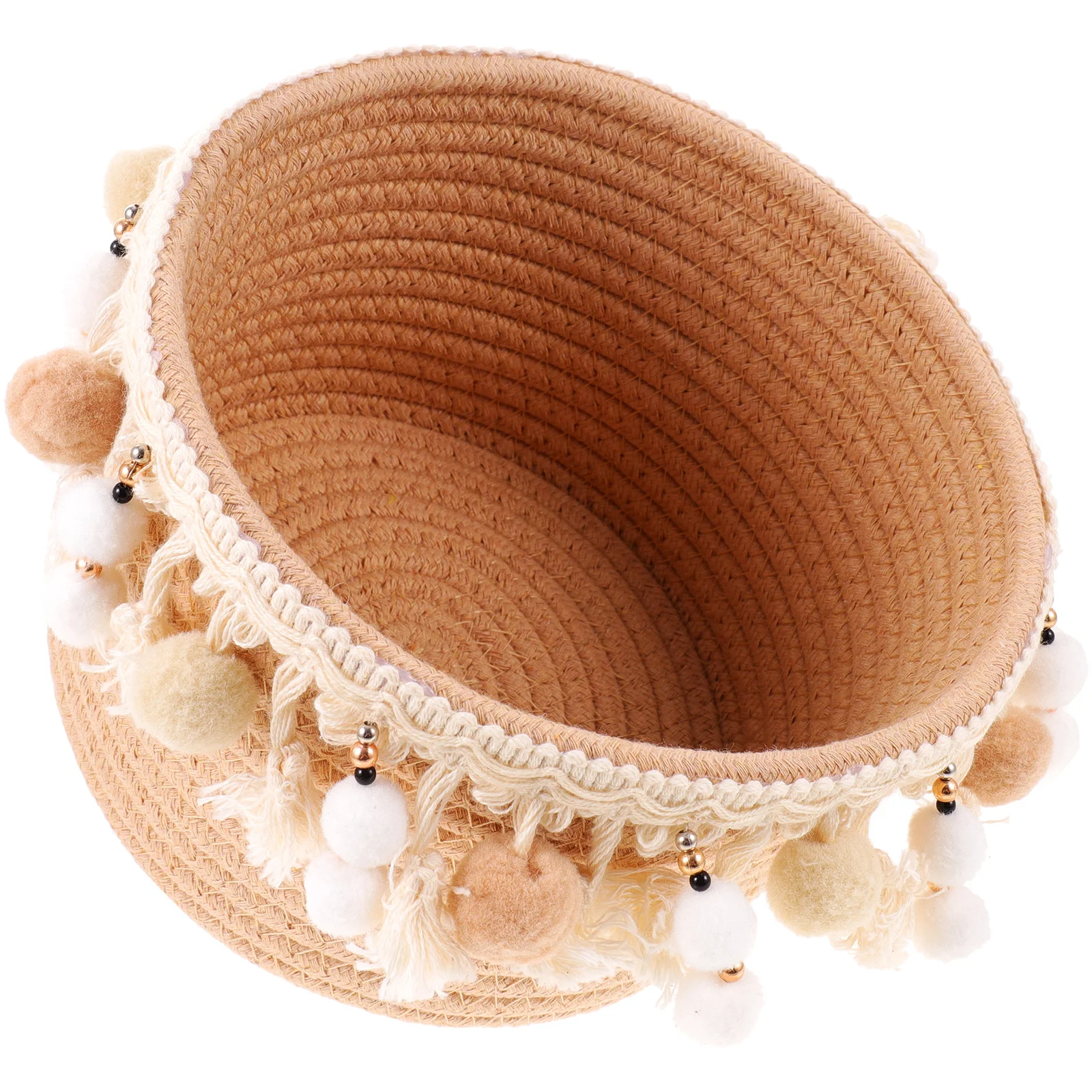 Cotton Rope Desktop Baskets Woven Baskets for Storage Round Decorative Bathroom Toy Storage Snack Desk ganizing Holder
Cotton Rope Desktop Baskets Woven Baskets for Storage Round Decorative Bathroom Toy Storage Snack Desk ganizing Holder