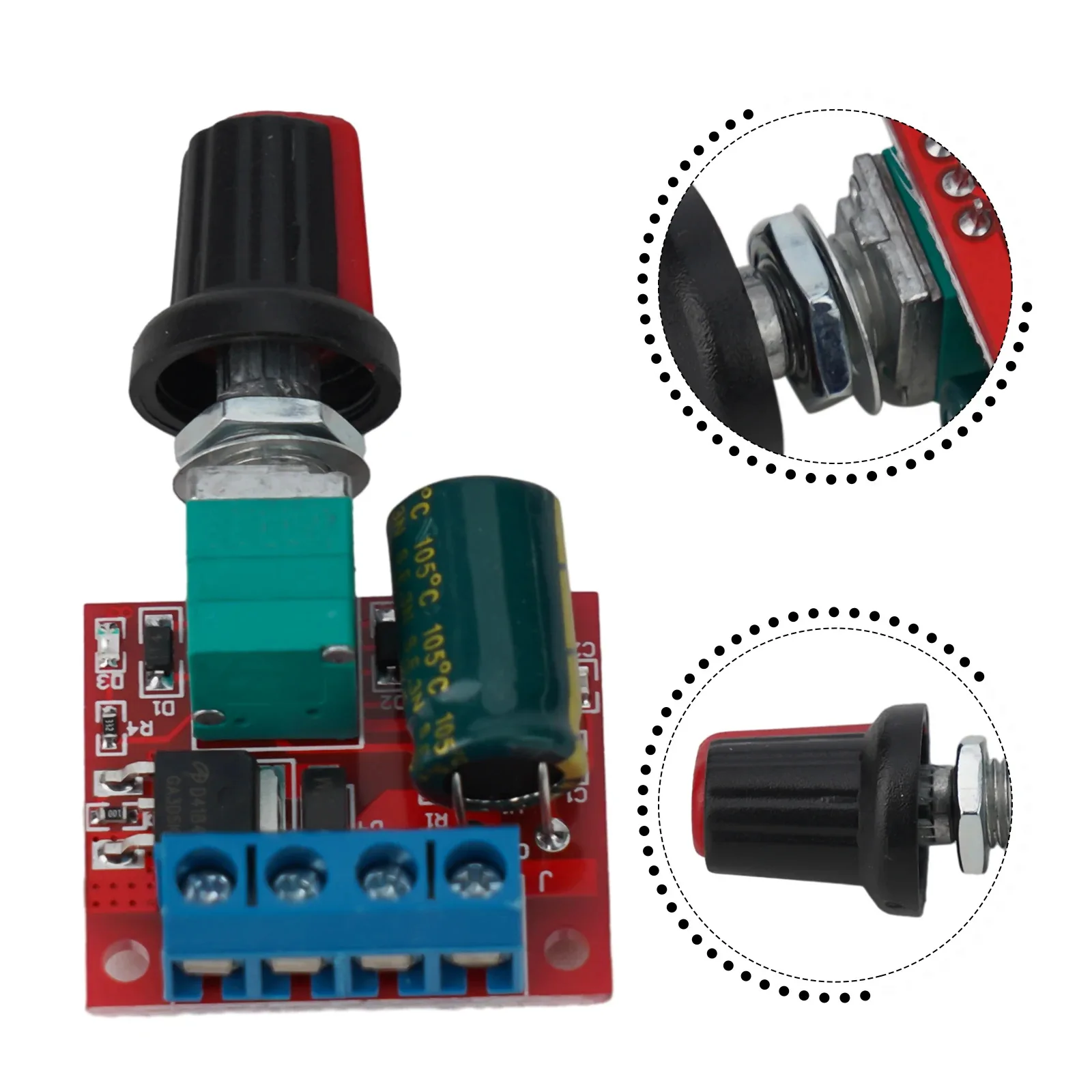 5pcs PWM DC Motor Speed Controller 5V 35V 5A Adjustable Switch for LED Dimmer Motor Regulator Arduino
5pcs PWM DC Motor Speed Controller 5V 35V 5A Adjustable Switch for LED Dimmer Motor Regulator Arduino