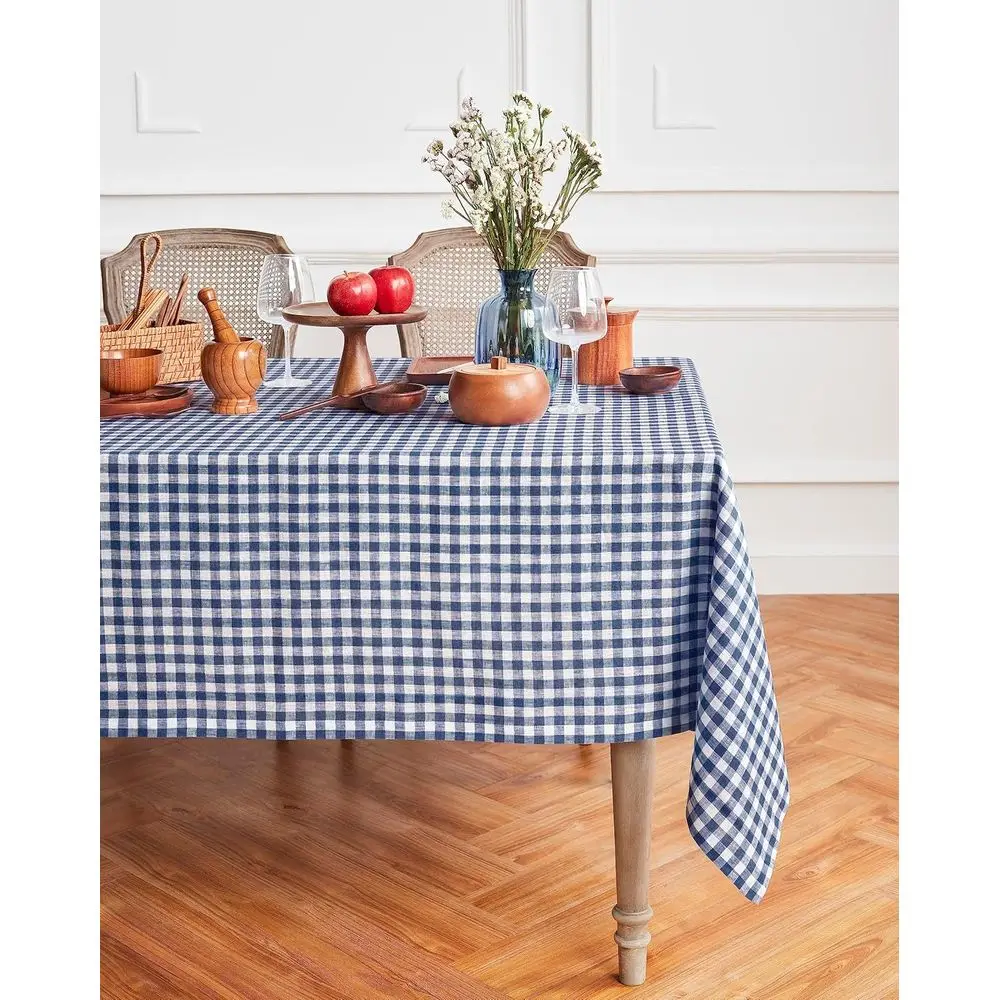 Linen Tablecloth 60 x 90 Inch - 100% e Linen Gingham Checkered Navy Blue Tablecloth or Recular Tables - hine Washable Table Clot
Linen Tablecloth 60 x 90 Inch - 100% e Linen Gingham Checkered Navy Blue Tablecloth or Recular Tables - hine Washable Table Clot