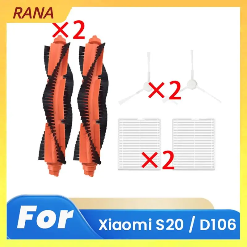 RANA 6 Pcs For Xiaomi S20 / D106 Sweeping Robot Accessories Cleaner Parts Replacement Main Side Brush Filter Set
RANA 6 Pcs For Xiaomi S20 / D106 Sweeping Robot Accessories Cleaner Parts Replacement Main Side Brush Filter Set