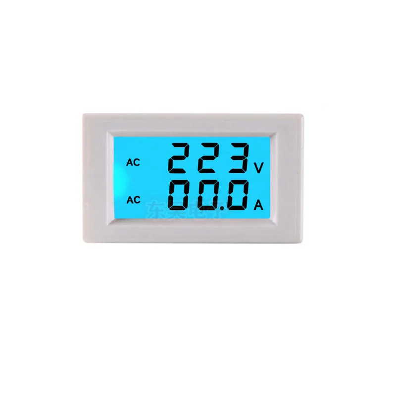 D85-2042A Dual display two-color liquid crystal digital AC voltage meter digital display ammeter 80-500v 100A
D85-2042A Dual display two-color liquid crystal digital AC voltage meter digital display ammeter 80-500v 100A