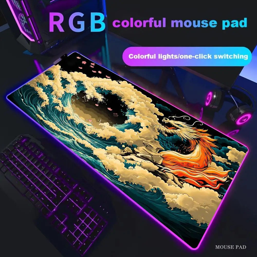 Коврик для мыши Cool Dragon XXL RGB игровой коврик для мыши Аксессуары для геймеров Большие коврики для мыши со светодиодной подсветкой Коврик для ПК Компьютерный стол с подсветкой
Коврик для мыши Cool Dragon XXL RGB игровой коврик для мыши Аксессуары для геймеров Большие коврики для мыши со светодиодной подсветкой Коврик для ПК Компьютерный стол с подсветкой