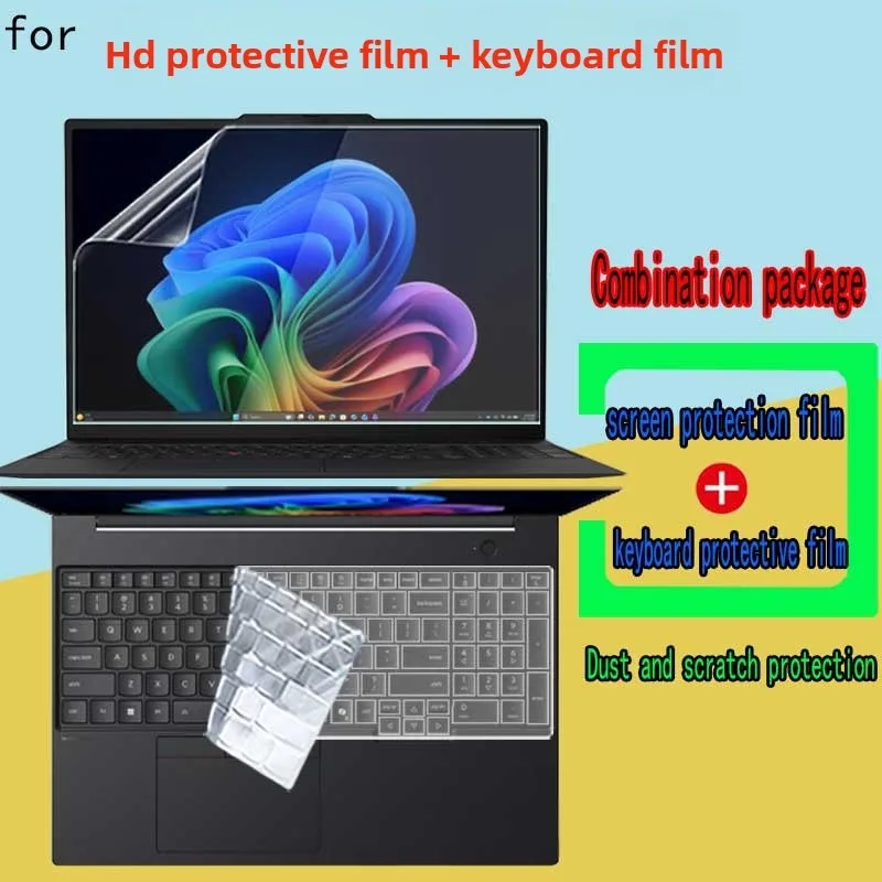For Lenovo ThinkPad T16 Gen 5 laptop screen protector keyboard film ultra-clear anti-glare anti-blue transparent protective film
For Lenovo ThinkPad T16 Gen 5 laptop screen protector keyboard film ultra-clear anti-glare anti-blue transparent protective film