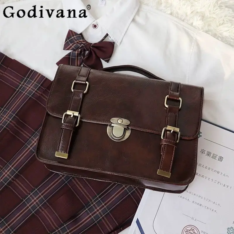Original Cute Sweet Japanese JK Uniform Bag Retro College Style School Supplies Daily Commute Casual Handbag Backpack for Women
Original Cute Sweet Japanese JK Uniform Bag Retro College Style School Supplies Daily Commute Casual Handbag Backpack for Women