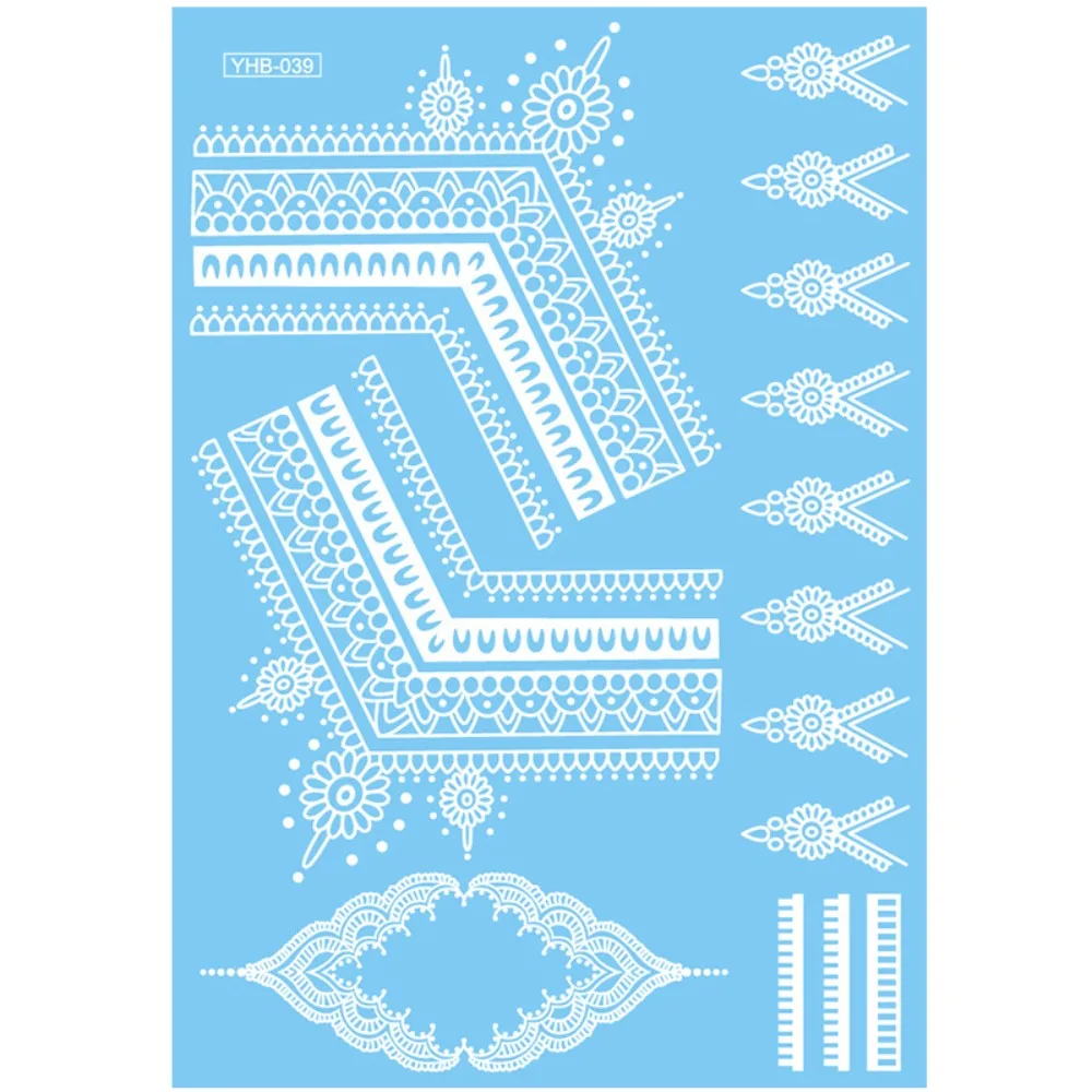 Waterproof White Tattoo Stickers Lace Flower Ethnic Style Temporary Tattoo Stickers Long-lasting Butterfly Tattoo Stickers
Waterproof White Tattoo Stickers Lace Flower Ethnic Style Temporary Tattoo Stickers Long-lasting Butterfly Tattoo Stickers