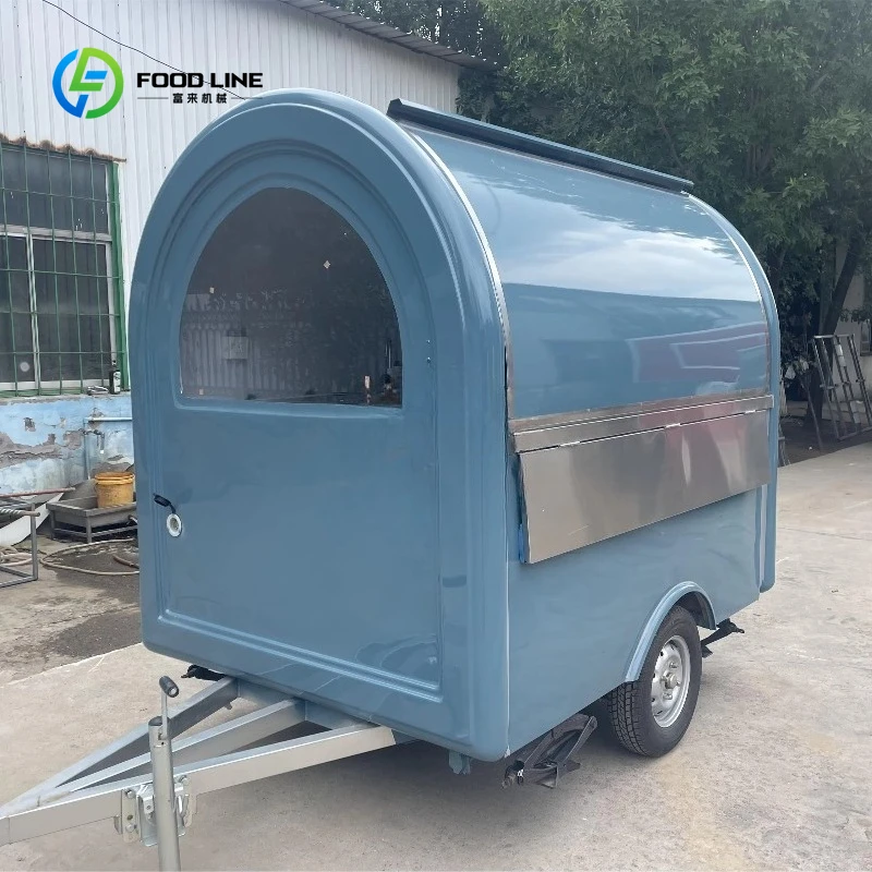 Street Mini Mobile Fast Food Carts Fully Equipped Small Round Mobile Food Van Trailers for Sale
Street Mini Mobile Fast Food Carts Fully Equipped Small Round Mobile Food Van Trailers for Sale