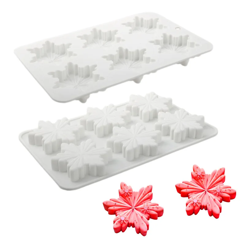 3D Chrisrmas Snowflake Design Mousse Mould DIY Dessert Chocolate Silicone Mold Cake Decorating Tools Kitchen Bakeware
3D Chrisrmas Snowflake Design Mousse Mould DIY Dessert Chocolate Silicone Mold Cake Decorating Tools Kitchen Bakeware