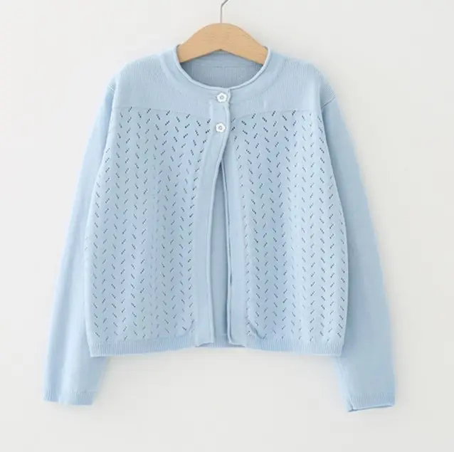 1-11yrs Cotton Girls Cardigan Outerwear Children Blue Coat White Shrug Sweater Kids Clothes For 2 3 4 5 6 10 11 Years Old
1-11yrs Cotton Girls Cardigan Outerwear Children Blue Coat White Shrug Sweater Kids Clothes For 2 3 4 5 6 10 11 Years Old