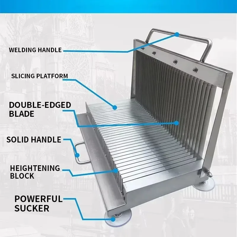 Multi-function Slicing Hand Pressure Thickened Stainless Steel Double-blade Manual Slicer Vegetable Cooked Food Slice
Multi-function Slicing Hand Pressure Thickened Stainless Steel Double-blade Manual Slicer Vegetable Cooked Food Slice