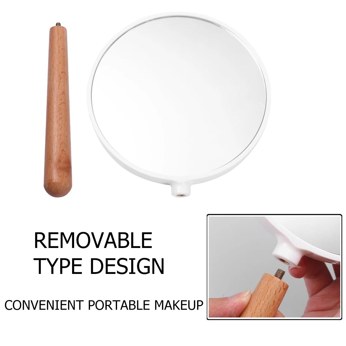 Magnifier Vanity Mirror Travel Vintage Handheld Embossed Glass Lenses Makeup Handhold
Magnifier Vanity Mirror Travel Vintage Handheld Embossed Glass Lenses Makeup Handhold