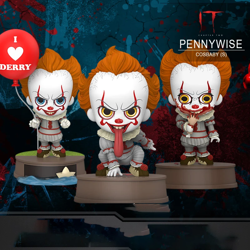 Hottoys It Movie Figure Pennywise Cosbaby Mini Collection Bobble Head Multi-style Doll Birthday Gift Toy Decoration Accessories
Hottoys It Movie Figure Pennywise Cosbaby Mini Collection Bobble Head Multi-style Doll Birthday Gift Toy Decoration Accessories