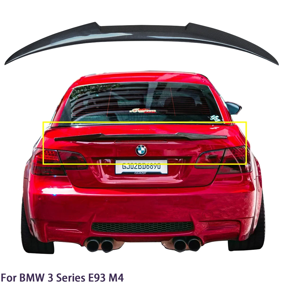 For BMW 3 Series E93&E93 M3 Convertible M4 Style Carbon fiber Rear Spoiler Trunk wing 2006-2013
For BMW 3 Series E93&E93 M3 Convertible M4 Style Carbon fiber Rear Spoiler Trunk wing 2006-2013
