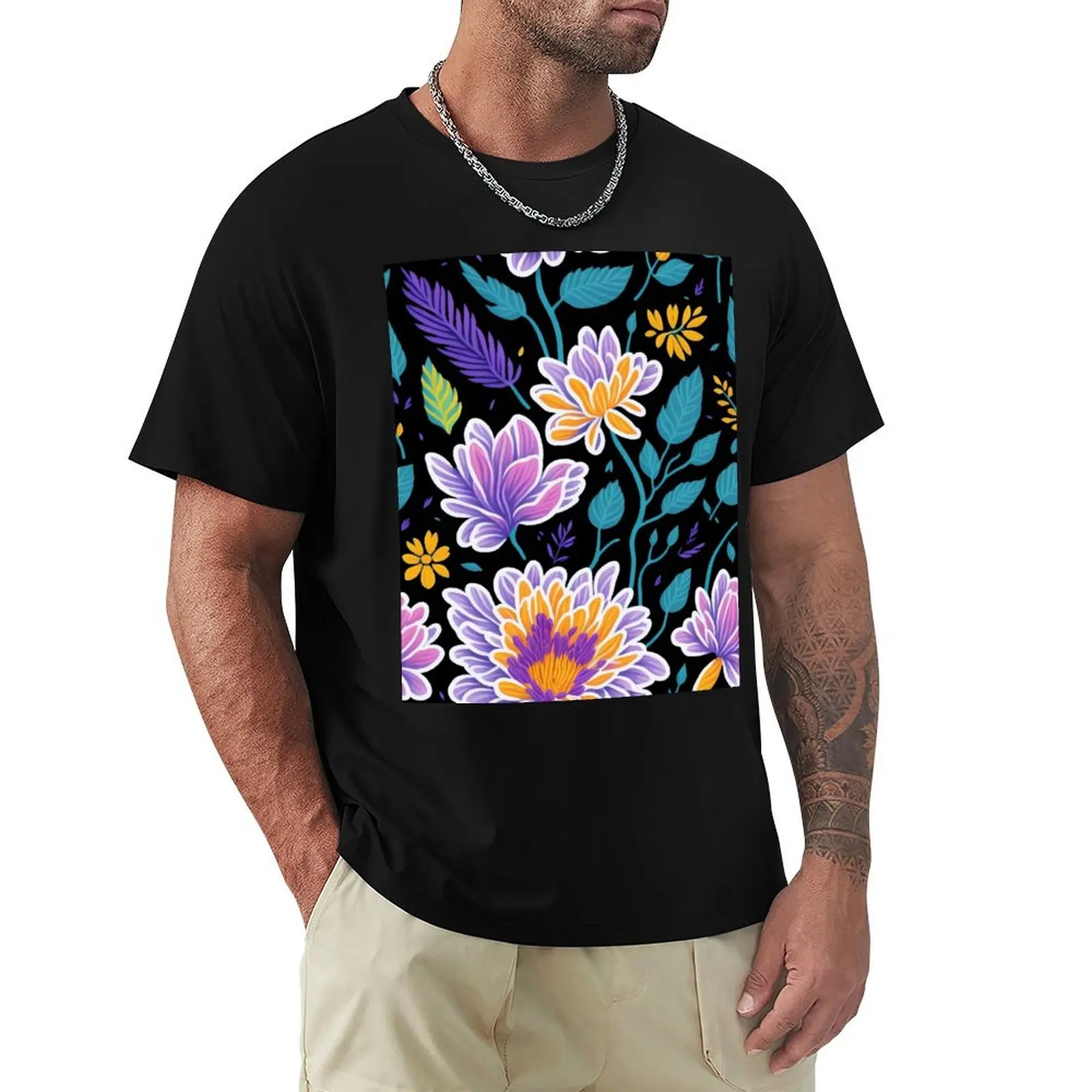 Glass Flower Pattern T-Shirt oversized t shirt summer shirt oversized t shirts for men
Glass Flower Pattern T-Shirt oversized t shirt summer shirt oversized t shirts for men